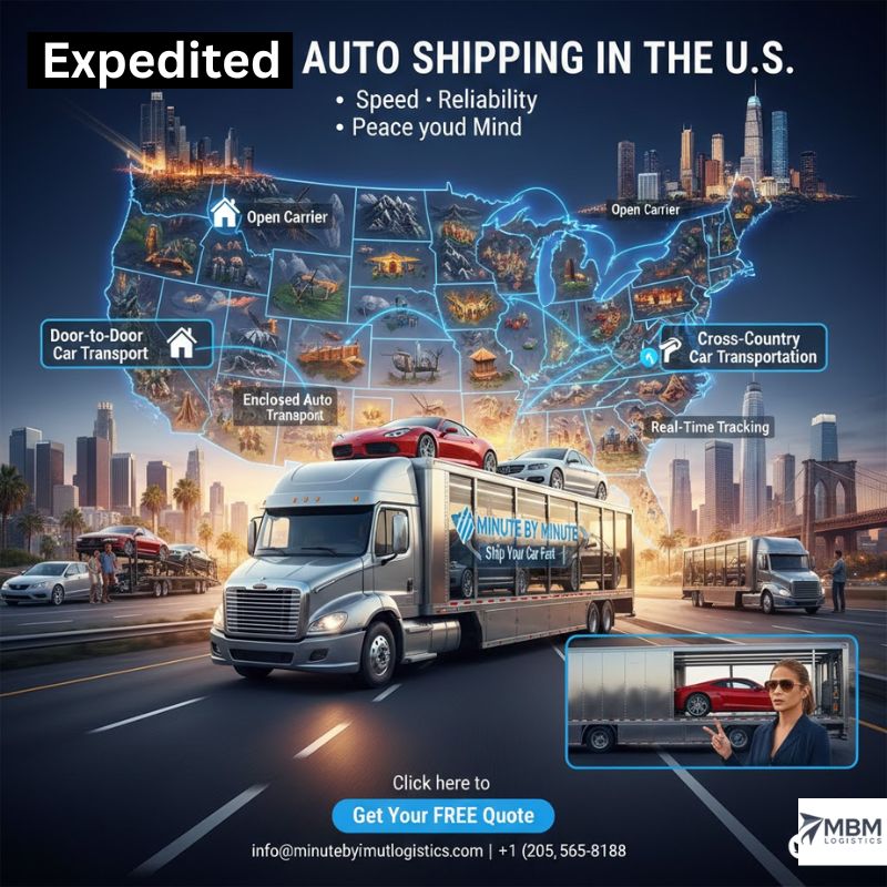 Fast Expedited Auto Transport Services Across USA States